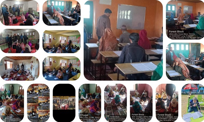 ' FLNAT-1 conducted across 301 Samajik Chetna Kendras in Kupwara; 16,447 Learners participate'